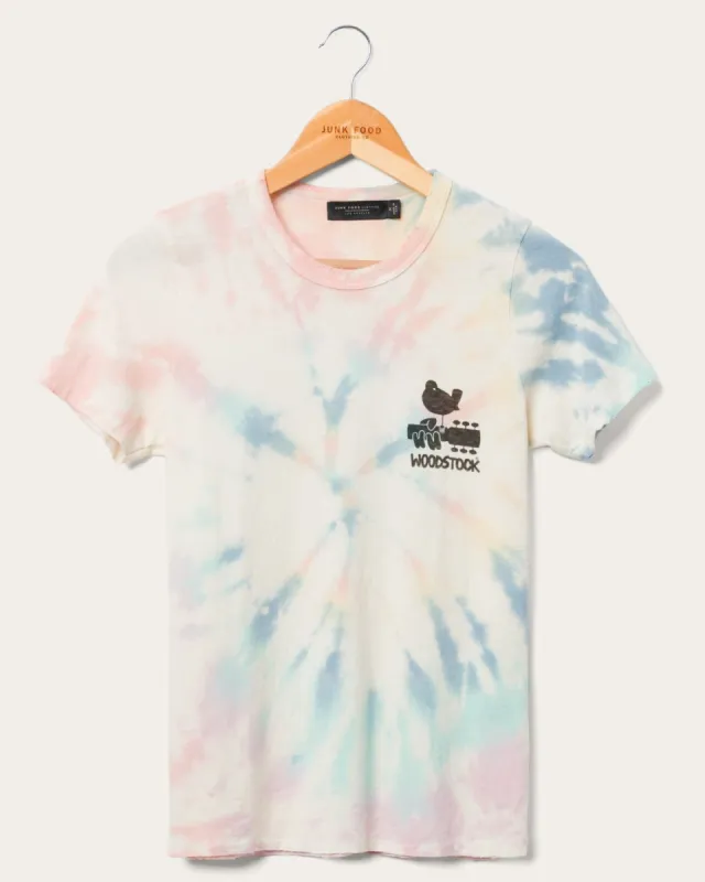 Women's Woodstock Peace Sign Original Tee sold by Junk Food Clothing