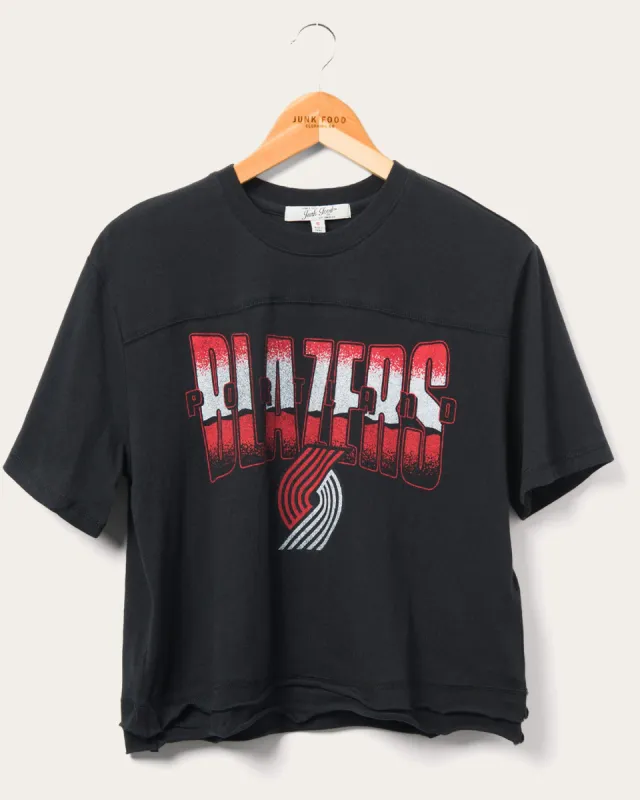 Women's Trailblazers Courtside Cropped Tee sold by Junk Food Clothing