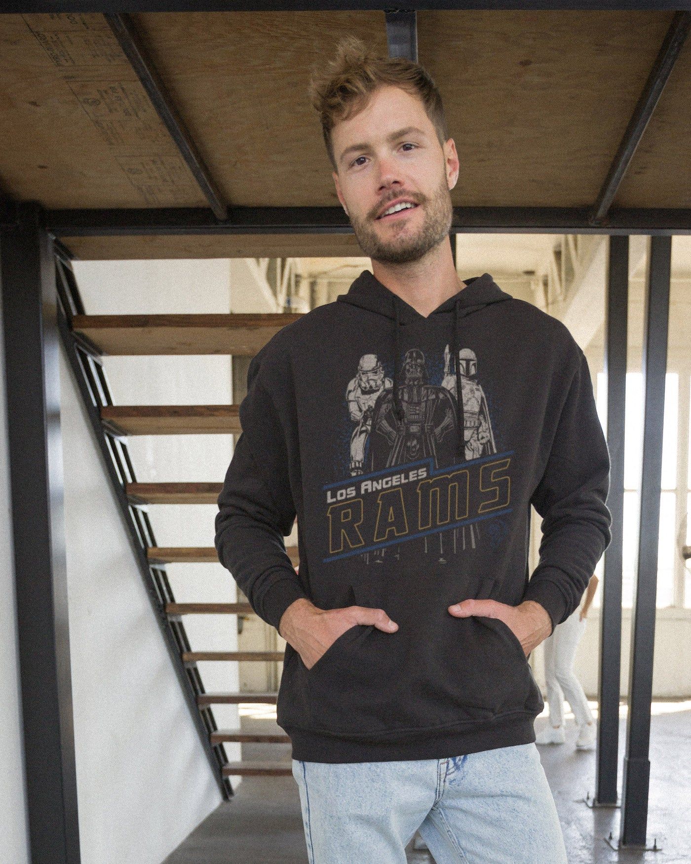 Rams Empire Hoodie sold by Junk Food Clothing product image thumbnail 2