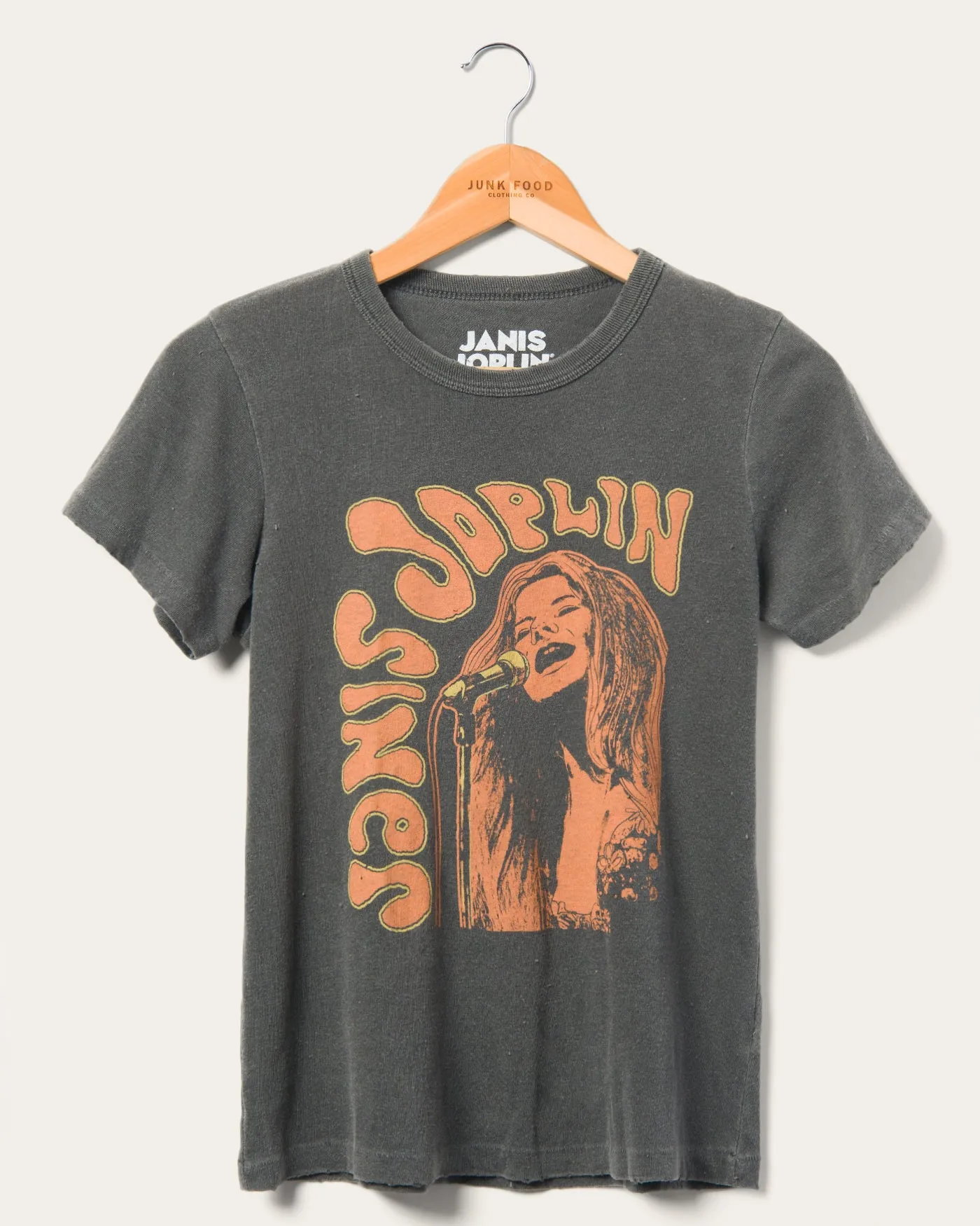Women's Janis Joplin Original Tee sold by Junk Food Clothing