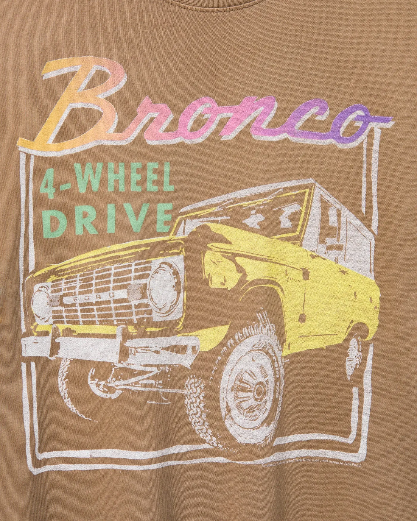 Ford Bronco 4-Wheel Drive Vintage Tee sold by Junk Food Clothing product image thumbnail 5