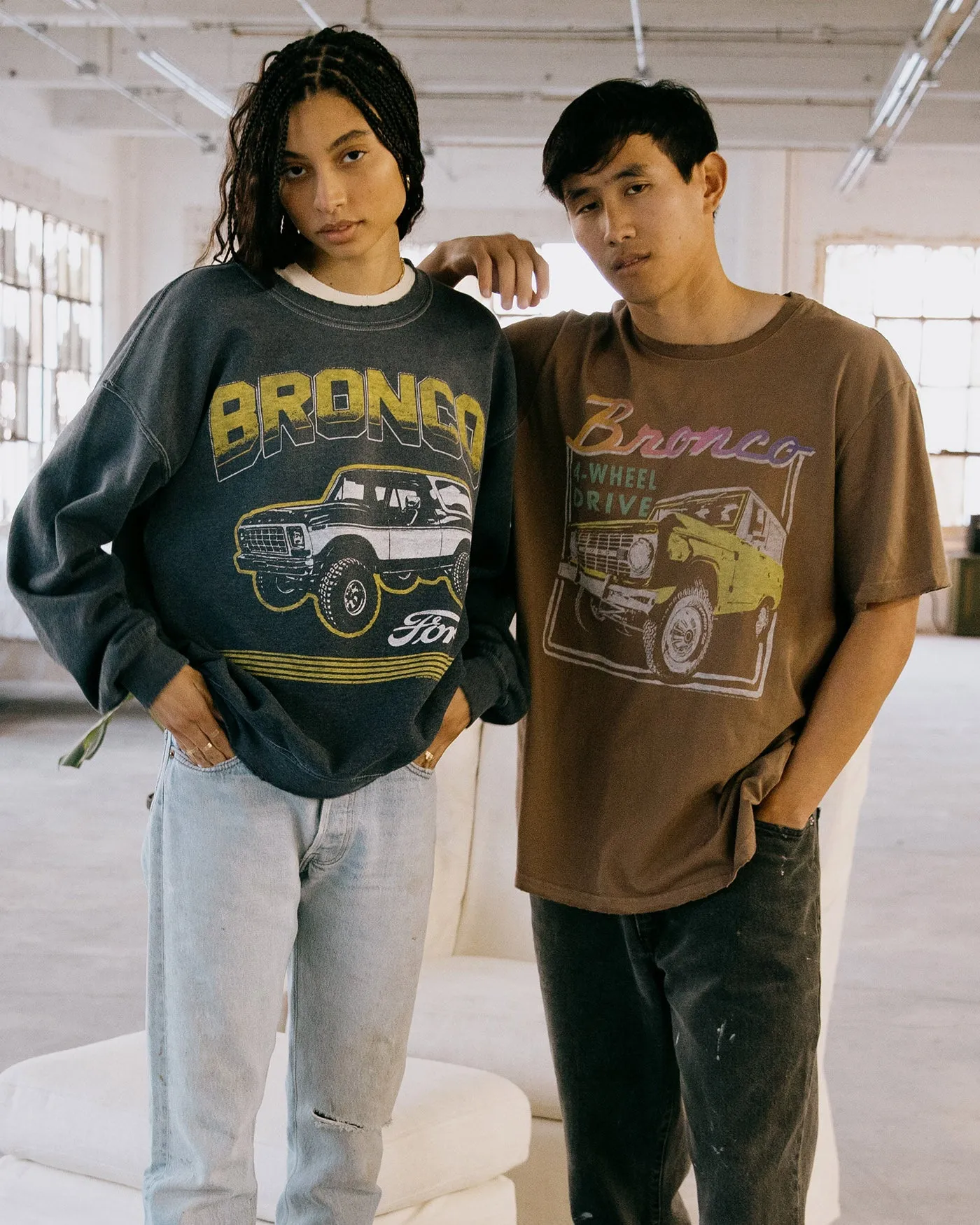Ford Bronco 4-Wheel Drive Vintage Tee sold by Junk Food Clothing product image thumbnail 3