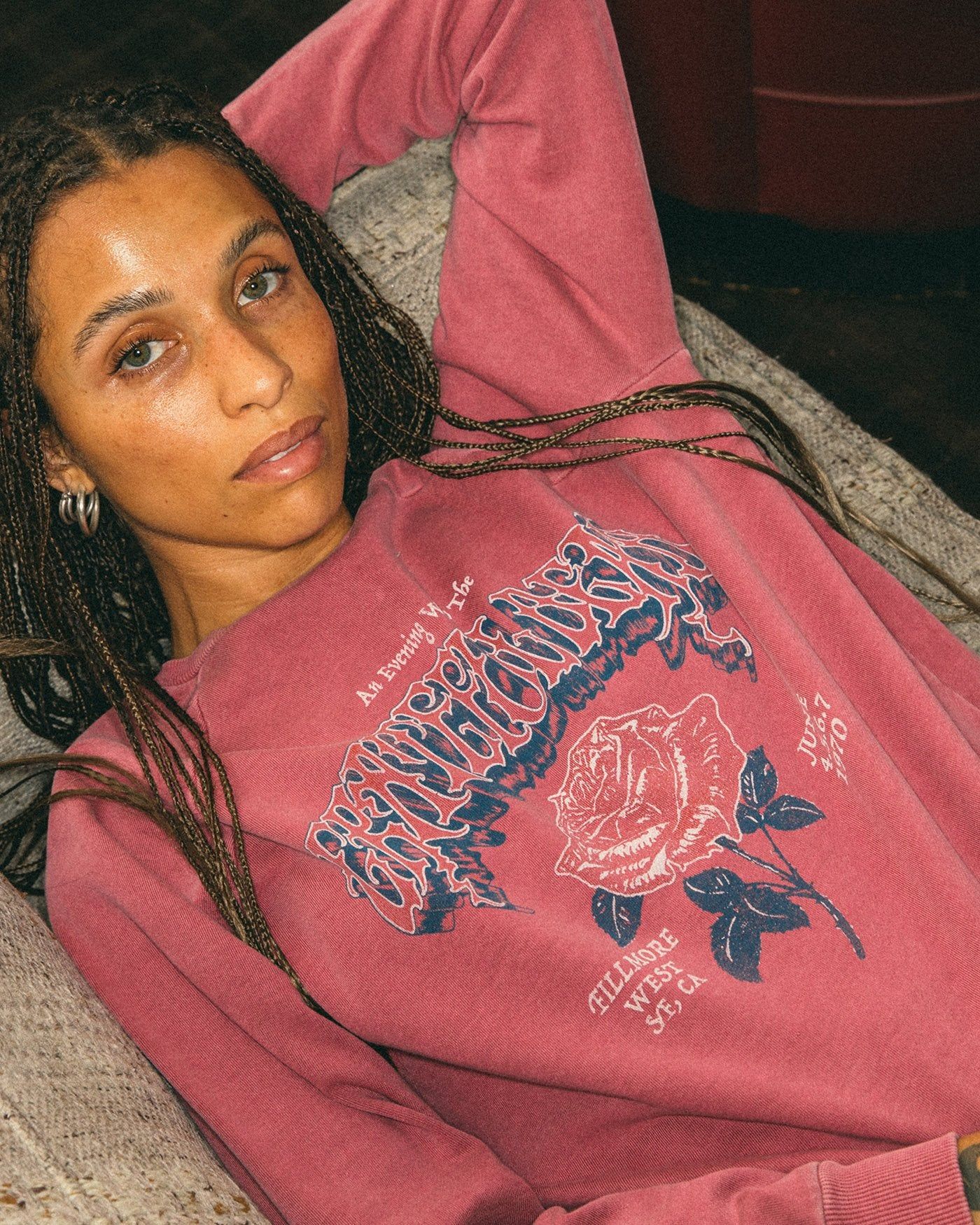 Women's Grateful Dead Evening With Raglan Pullover sold by Junk Food Clothing product image thumbnail 2