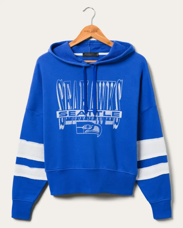 Women's Seahawks Stripe Hoodie sold by Junk Food Clothing