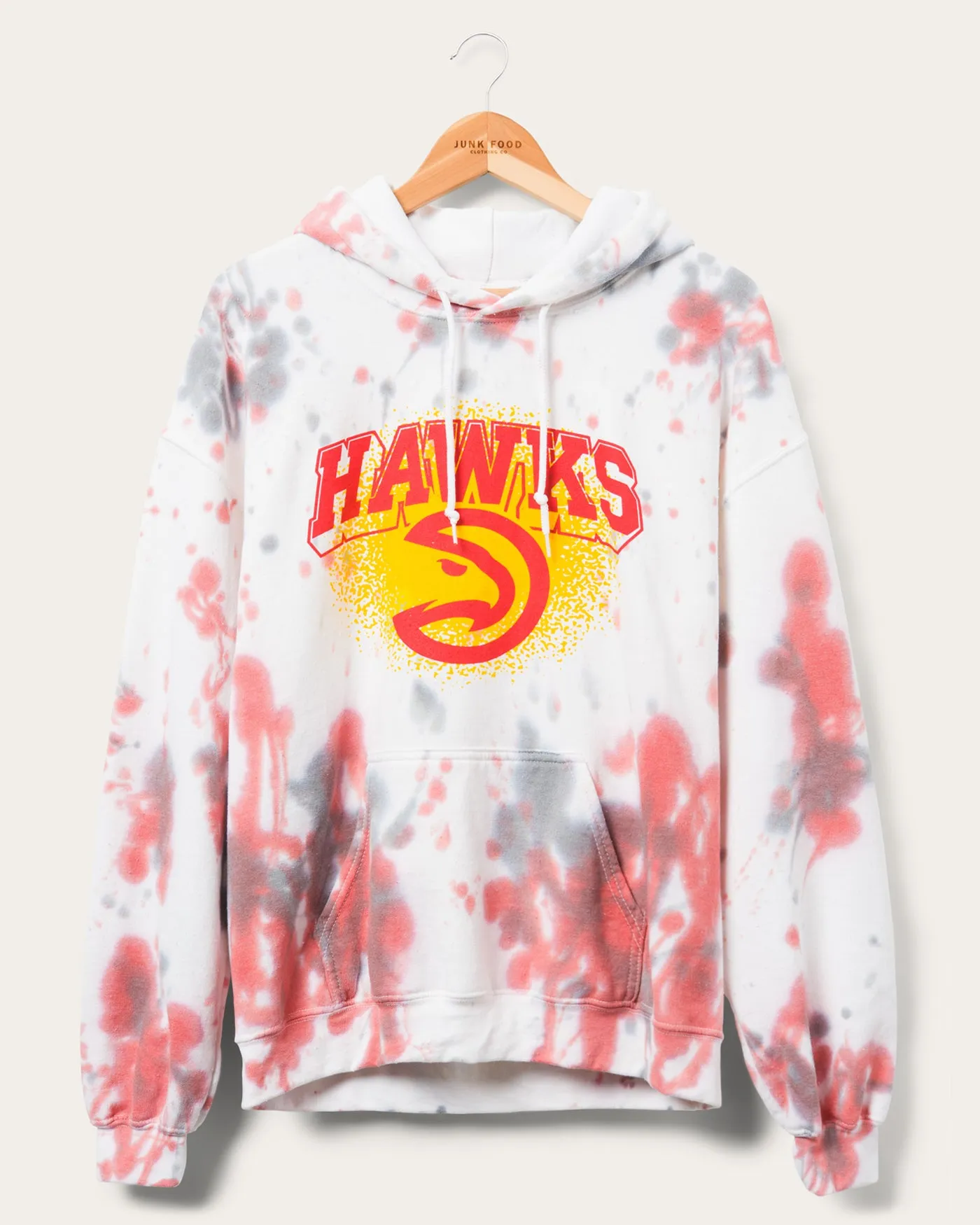 NBA Atlanta Hawks Tie Dye Hoodie sold by Junk Food Clothing