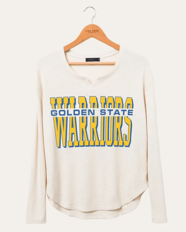 Women's NBA Golden State Warriors Sunday Thermal sold by Junk Food Clothing