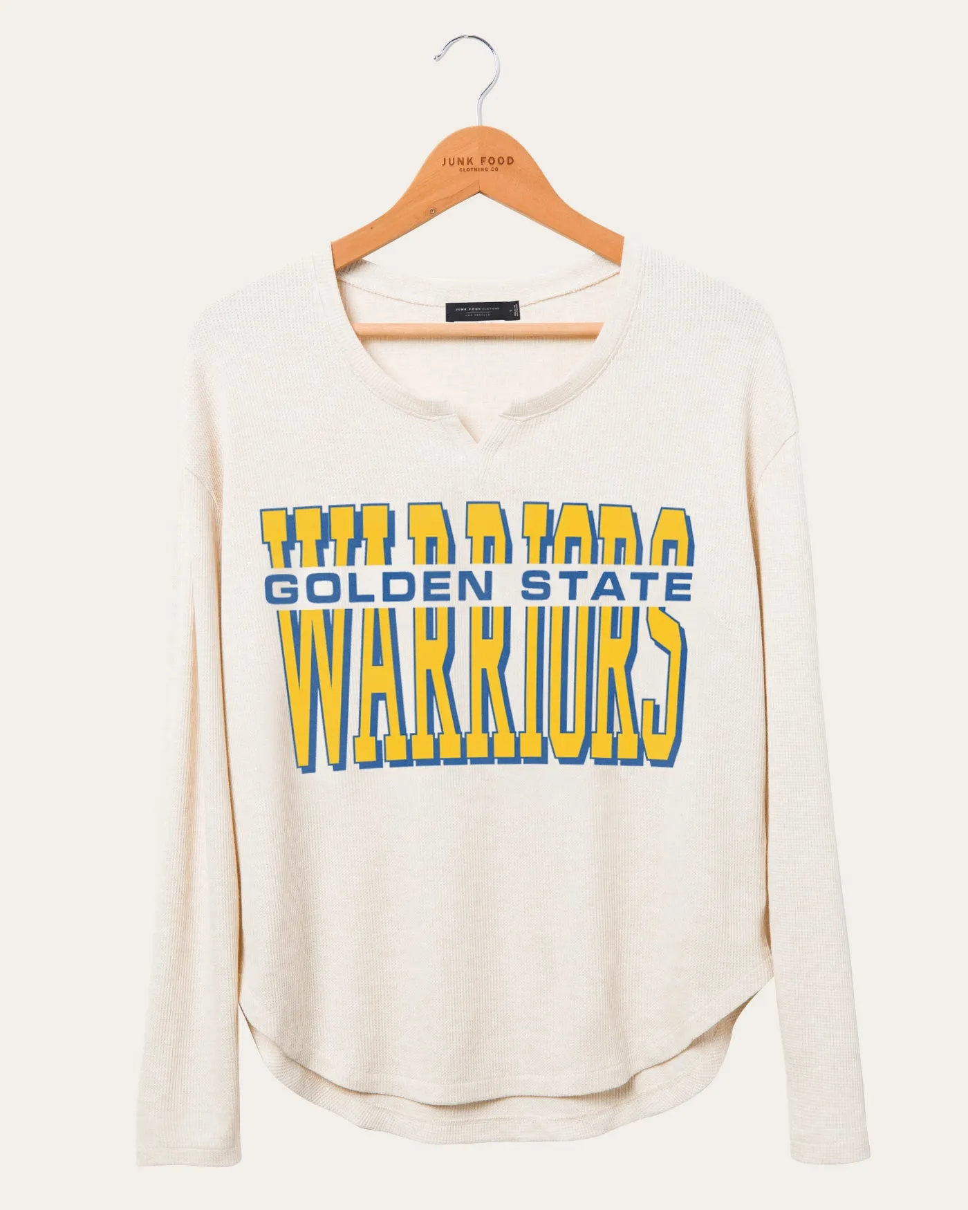 Women's NBA Golden State Warriors Sunday Thermal sold by Junk Food Clothing