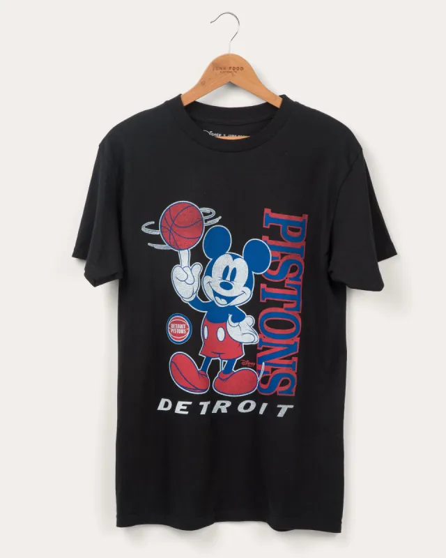 Pistons Mickey Baller Tee sold by Junk Food Clothing