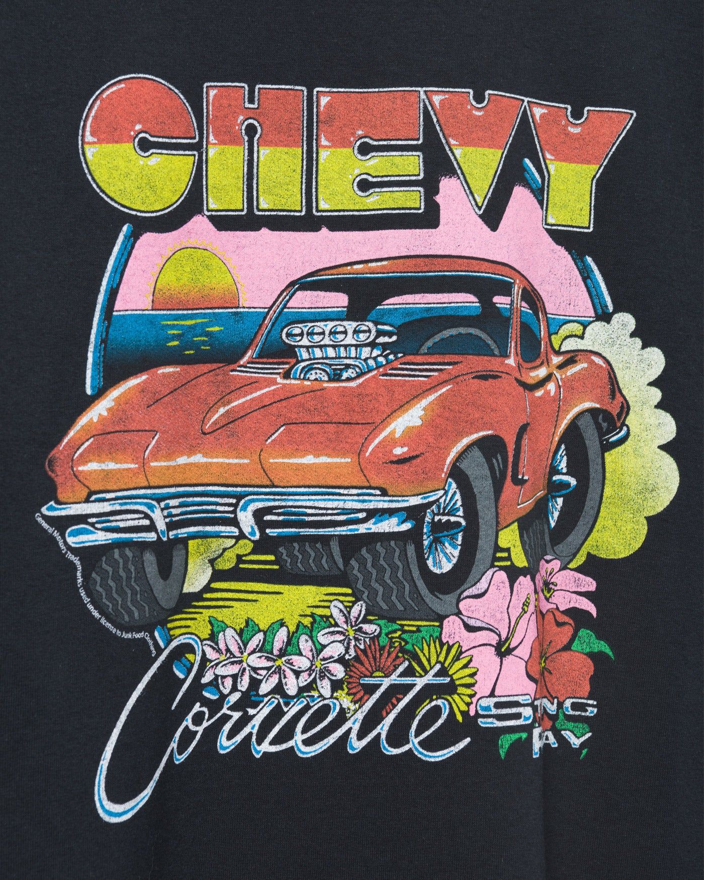 Chevy Corvette Stingray Flea Market Tee sold by Junk Food Clothing product image thumbnail 5
