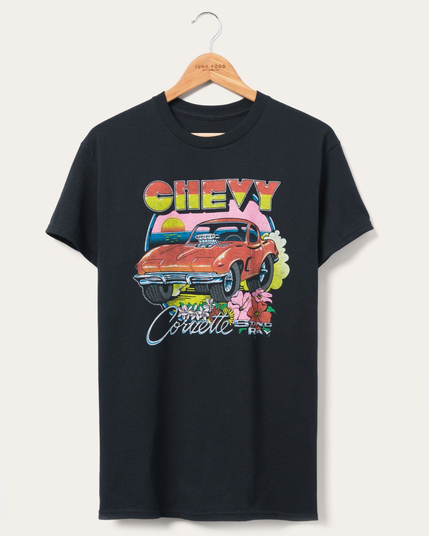 Chevy Corvette Stingray Flea Market Tee sold by Junk Food Clothing