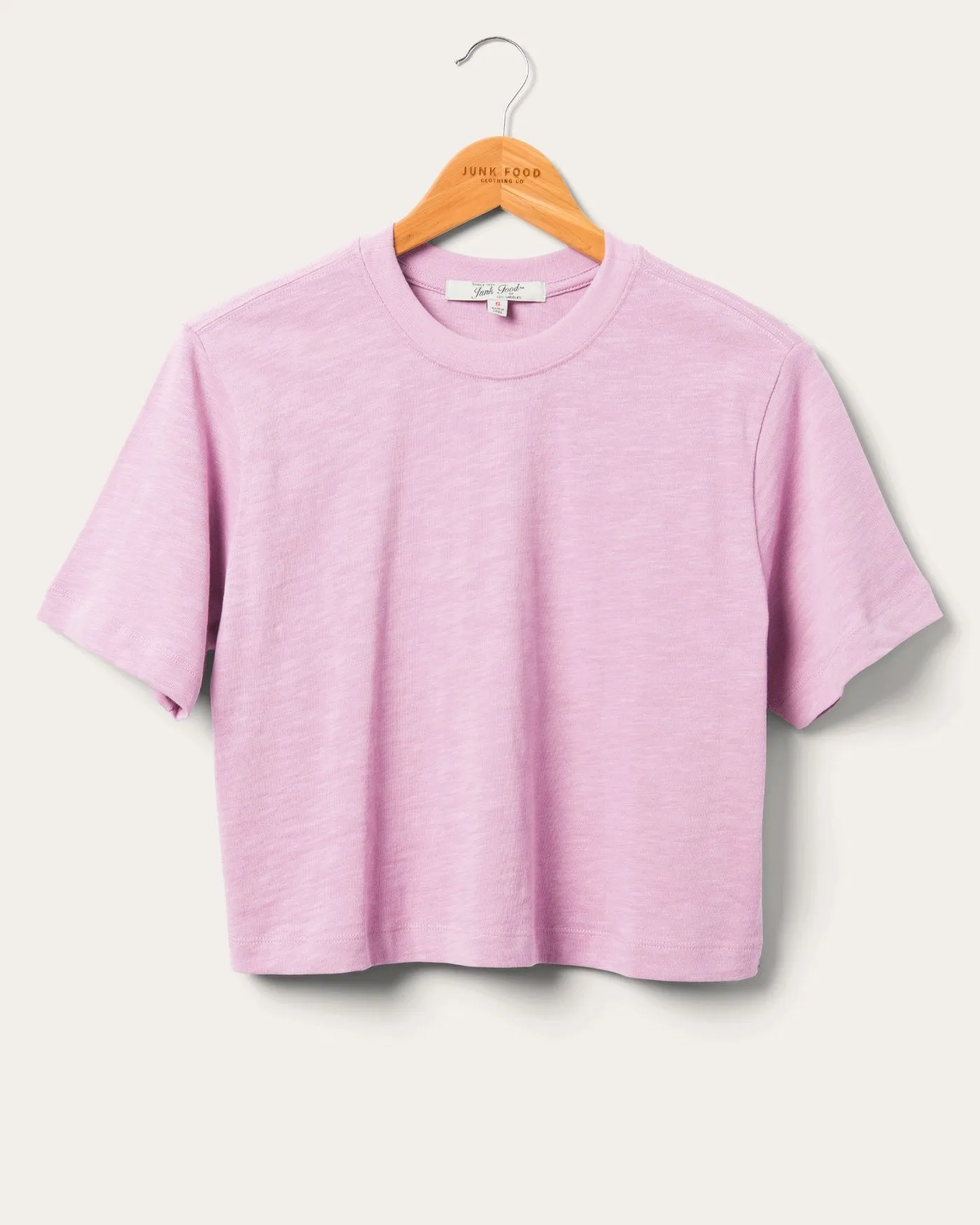 Women's Crop Mock Neck Tee sold by Junk Food Clothing