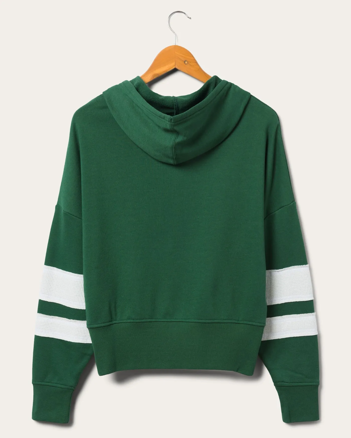 Women's New York Jets Stripe Hoodie sold by Junk Food Clothing product image thumbnail 2