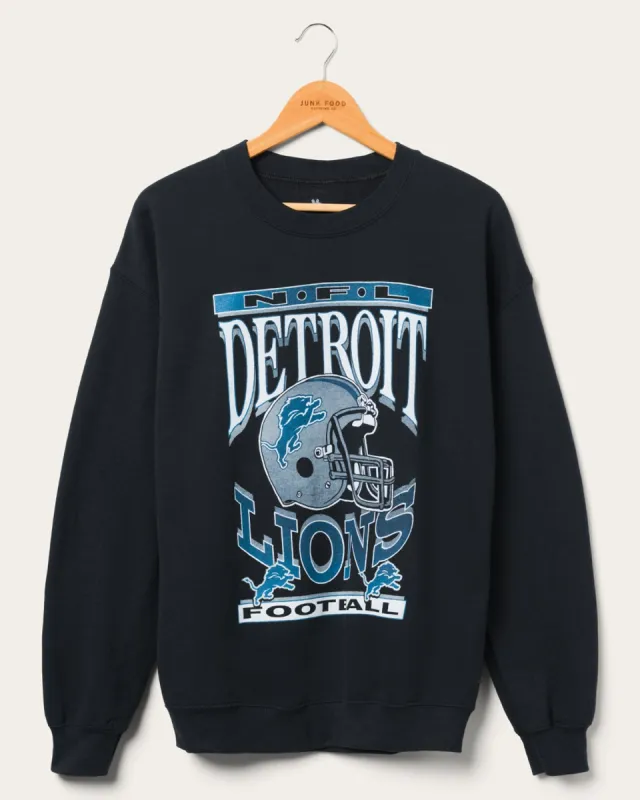 Detroit Lions Helmet Flea Market Crew sold by Junk Food Clothing