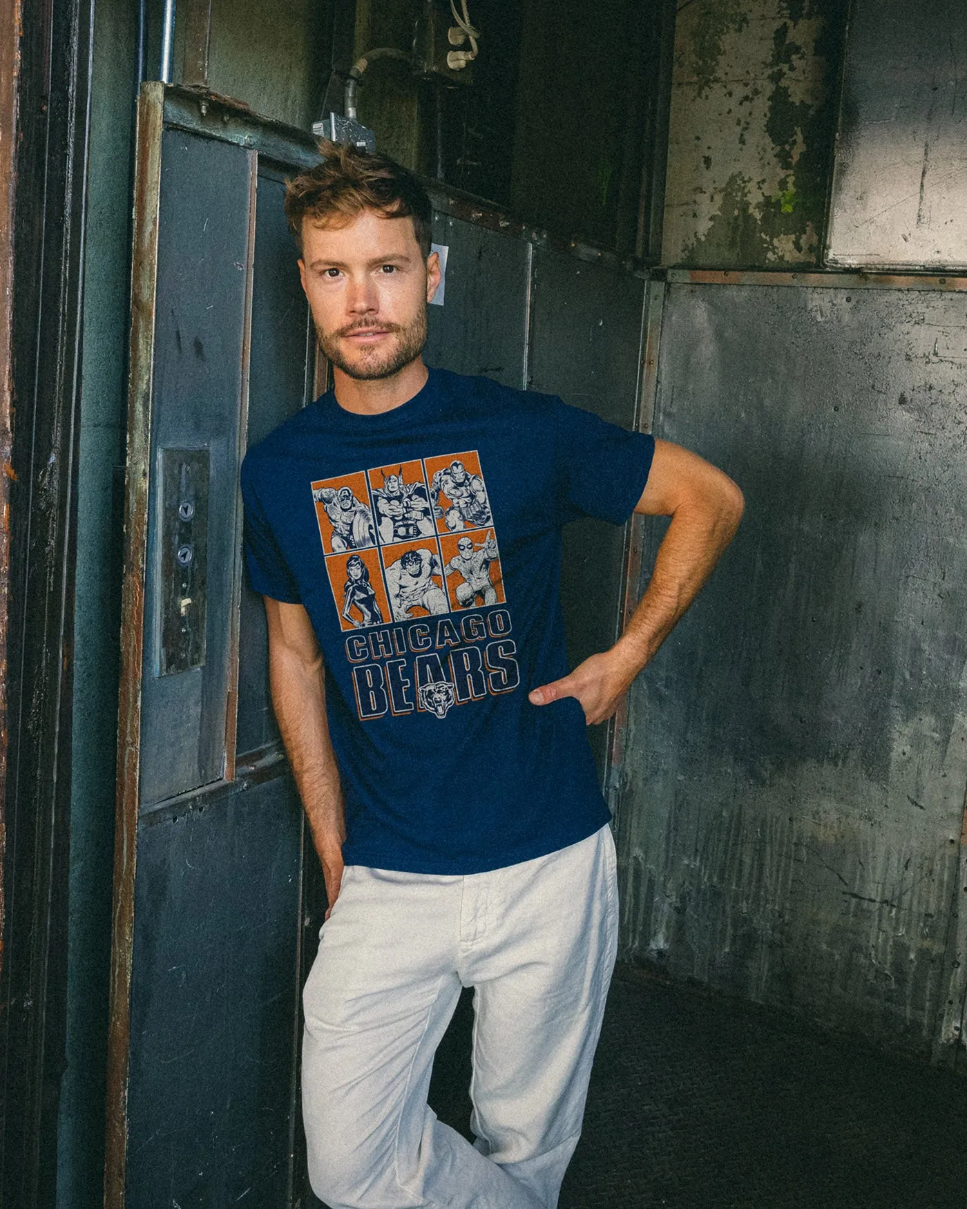 Bears Marvel The Avengers Line Up Tee sold by Junk Food Clothing product image thumbnail 2