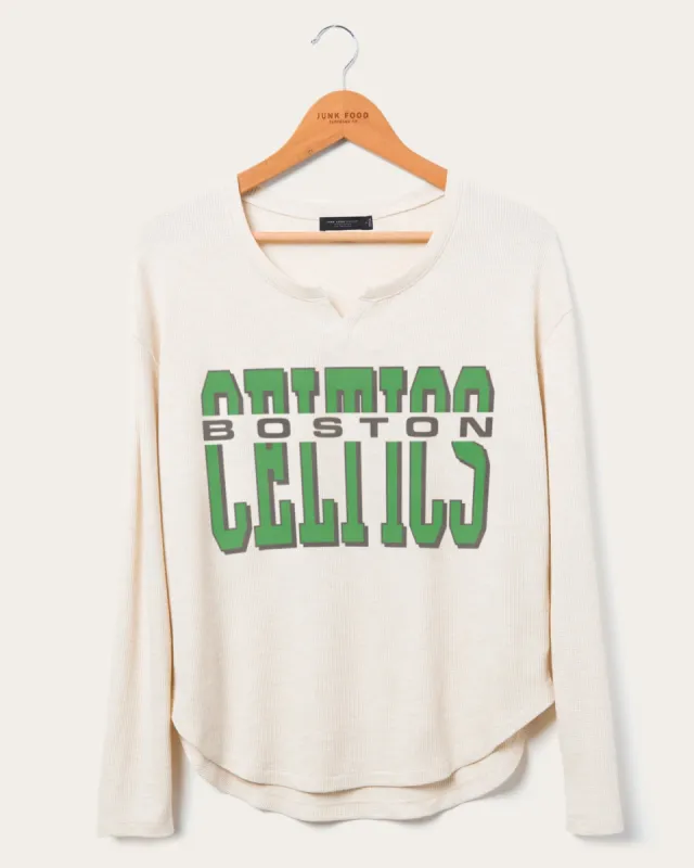 Women's NBA Boston Celtics Sunday Thermal sold by Junk Food Clothing