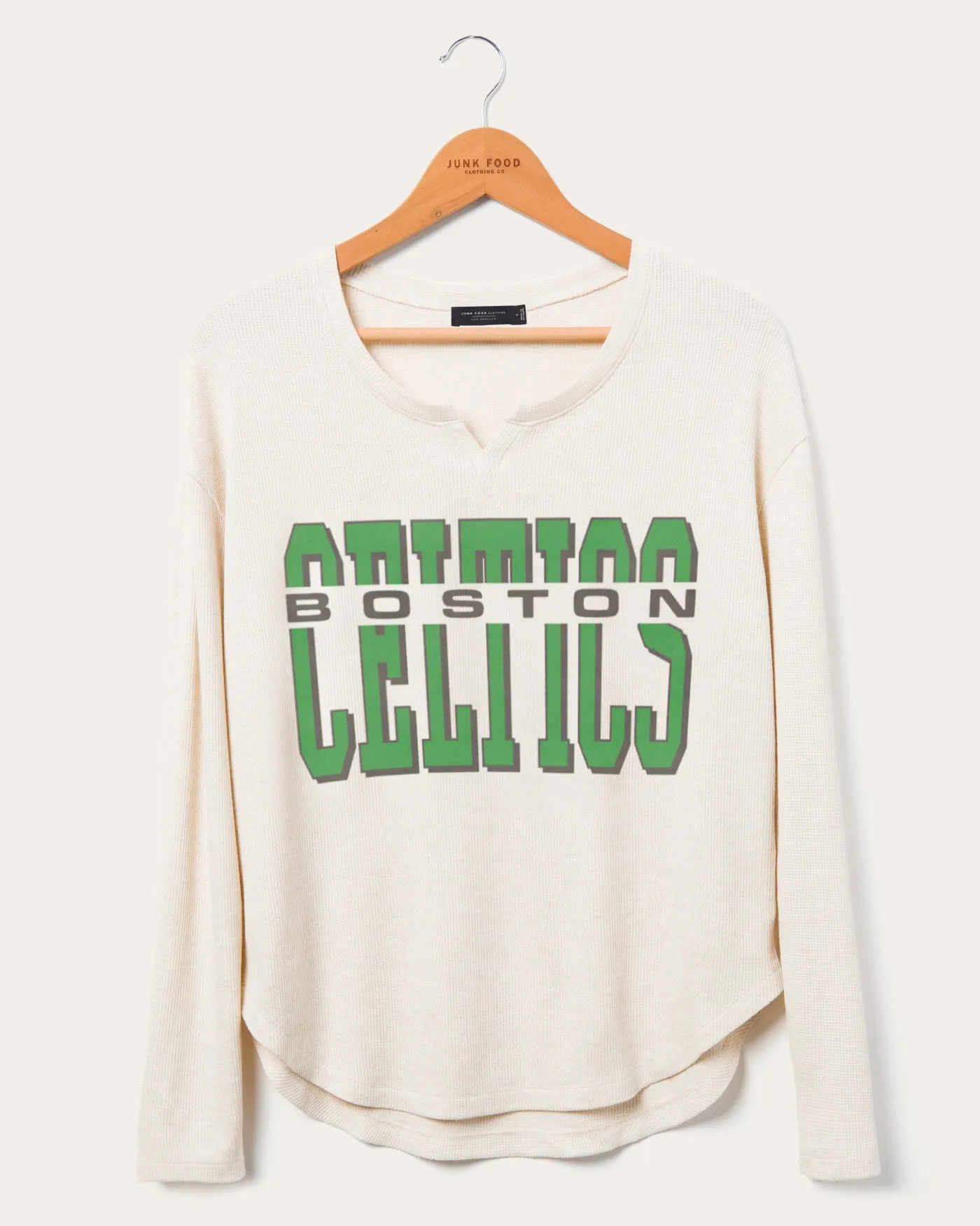 Women's NBA Boston Celtics Sunday Thermal sold by Junk Food Clothing