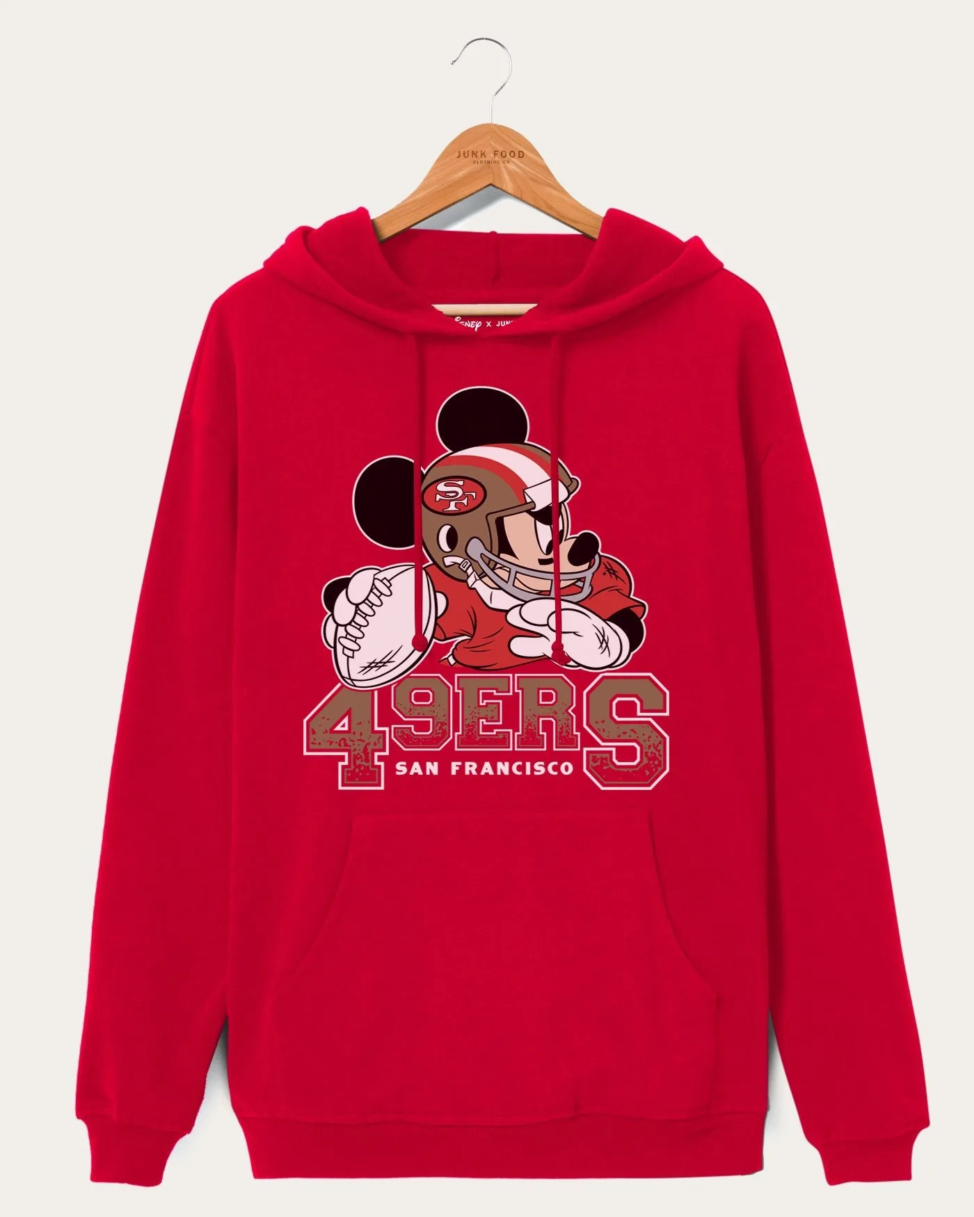 49ers Mickey QB Hoodie sold by Junk Food Clothing