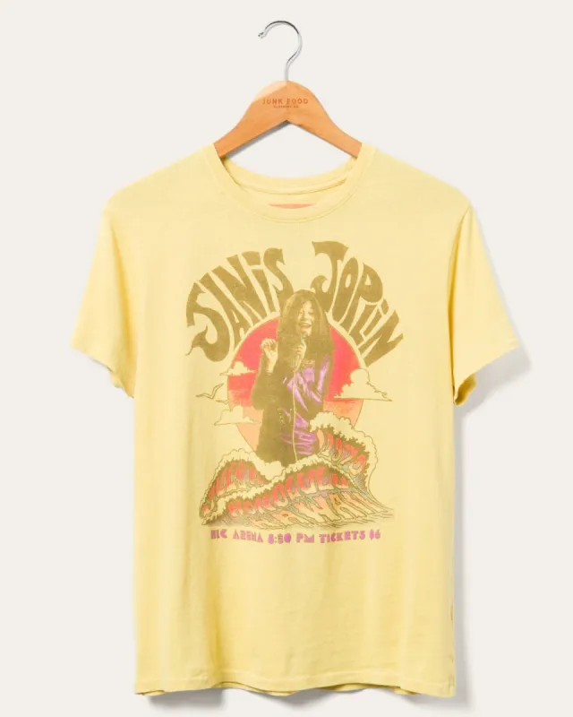 Women's Janis Joplin Honolulu Vintage Tee sold by Junk Food Clothing