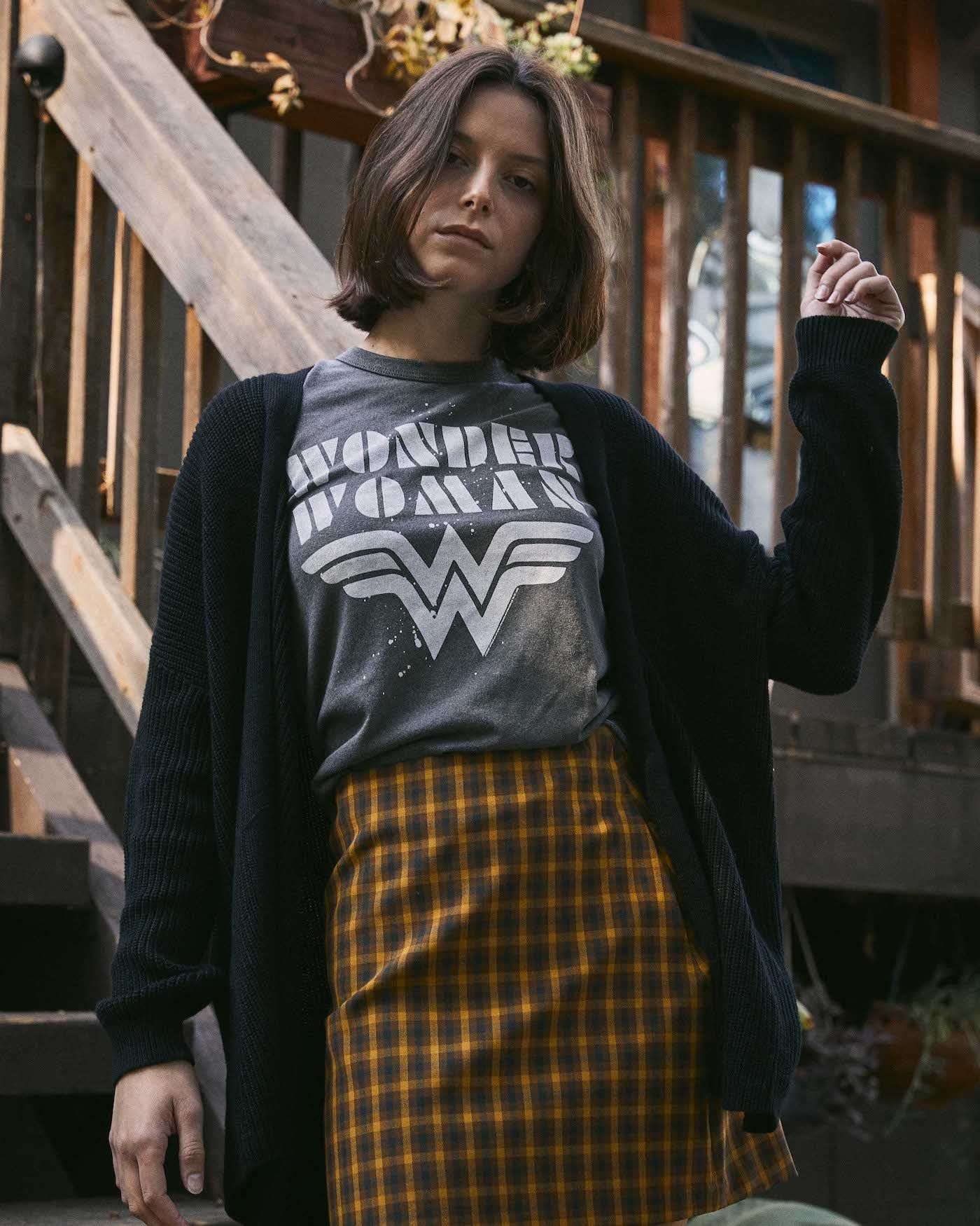 Women's WONDER WOMAN™ Splatter Original Tee sold by Junk Food Clothing product image thumbnail 2