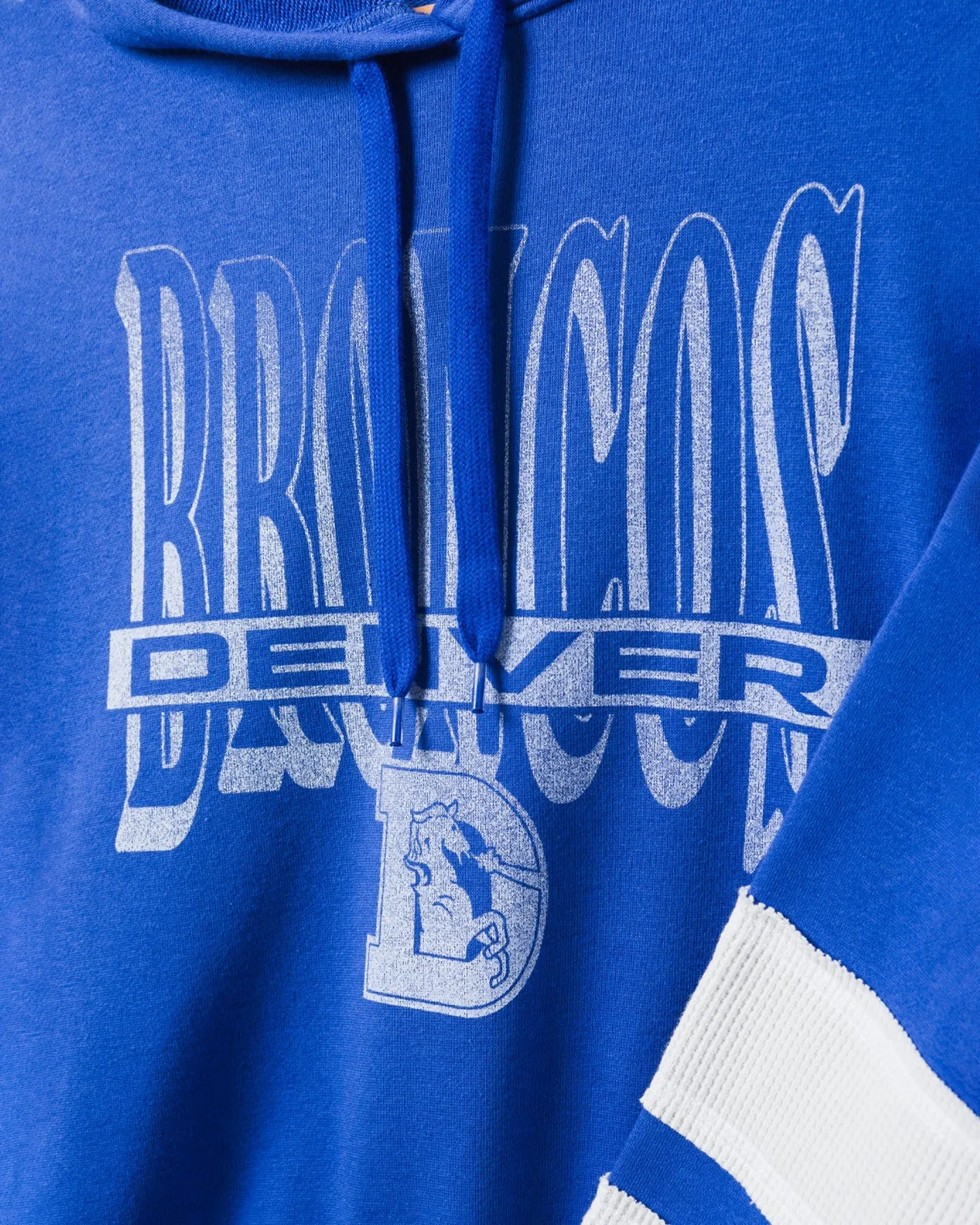 Women's Denver Broncos Stripe Fleece sold by Junk Food Clothing product image thumbnail 3