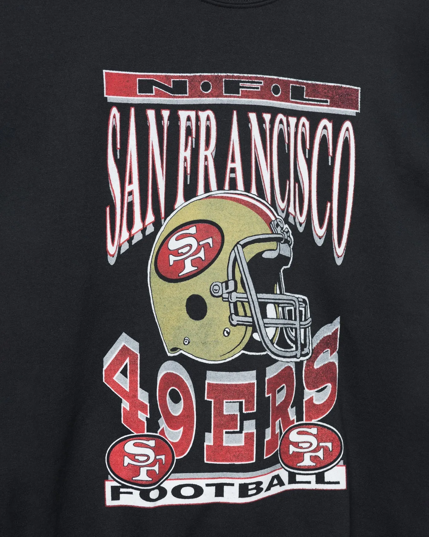 San Francisco 49ers Helmet Flea Market Crew sold by Junk Food Clothing product image thumbnail 4