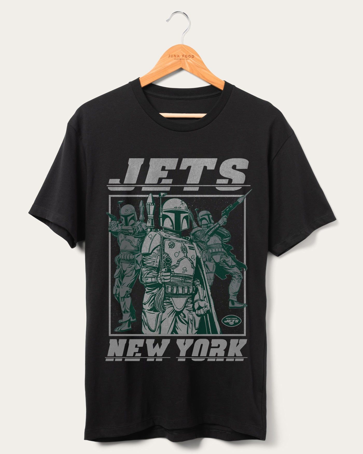 Jets Star Wars™ Boba Fett Showdown Tee sold by Junk Food Clothing
