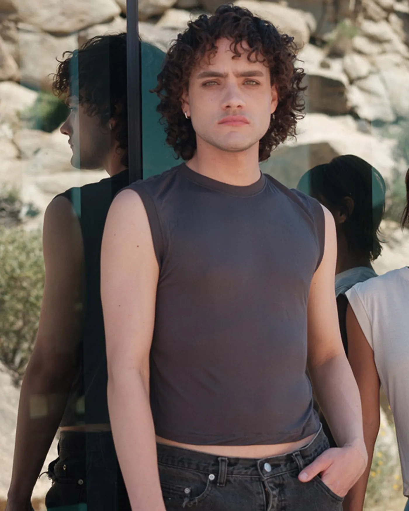 Women's Vintage Tissue Muscle Tank sold by Junk Food Clothing product image thumbnail 4