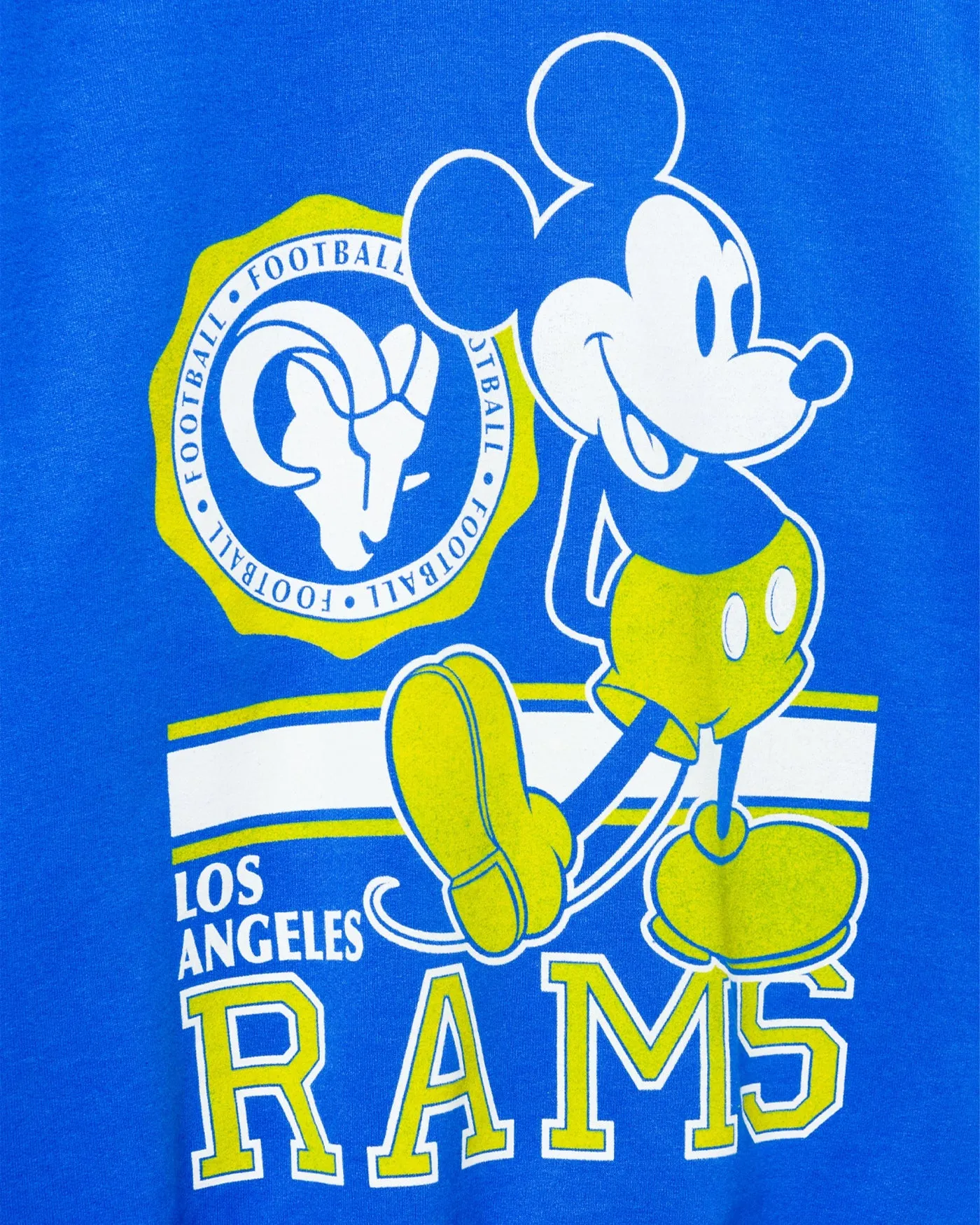 Los Angeles Rams Mickey Crew Fleece sold by Junk Food Clothing product image thumbnail 5