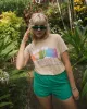Women's Hawaii Palm Trees Vintage Tissue Tee sold by Junk Food Clothing