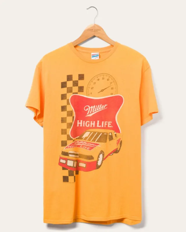 Miller High Life Race Checkers Flea Market Tee sold by Junk Food Clothing