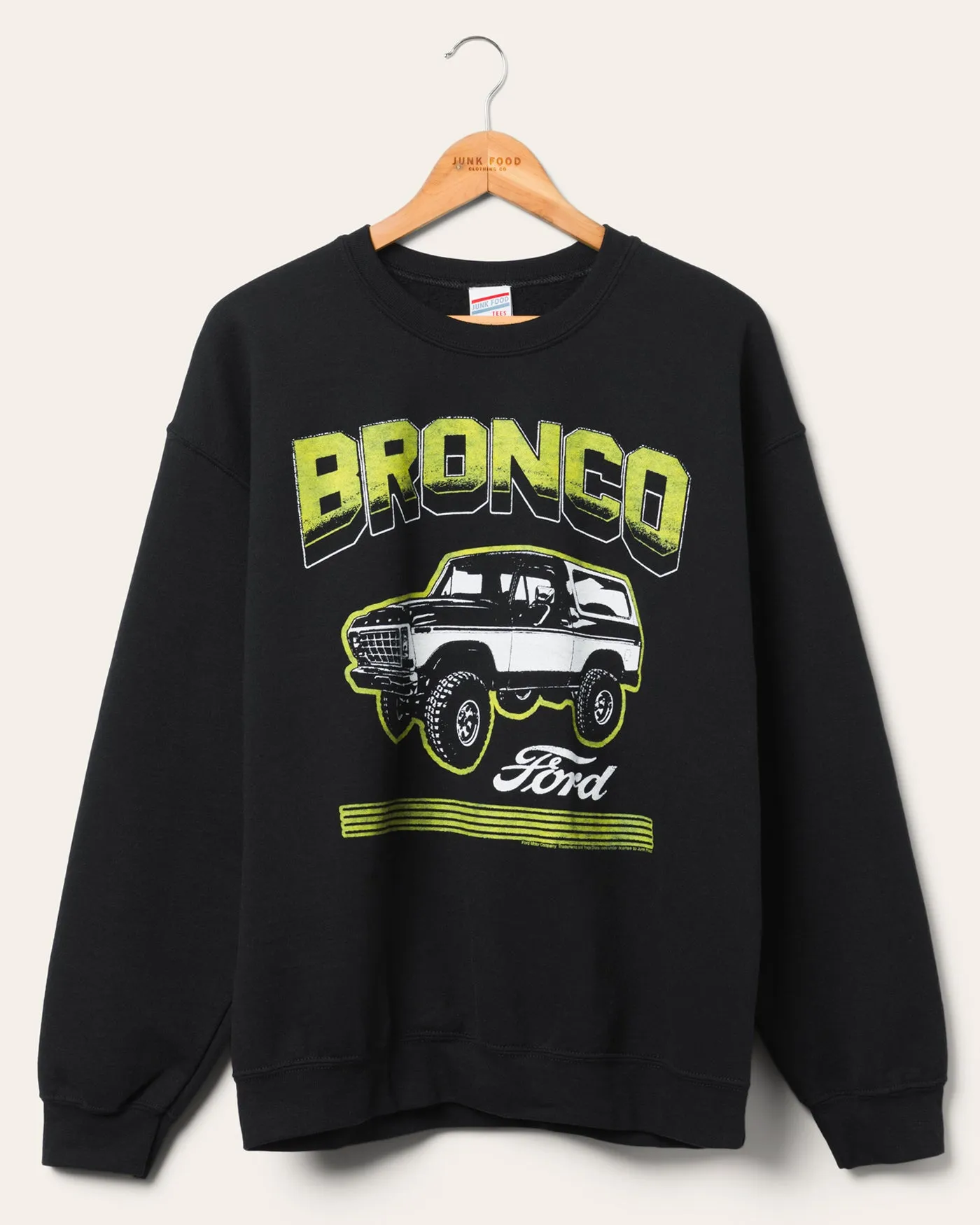 Bronco Powered By Ford Flea Market Fleece sold by Junk Food Clothing