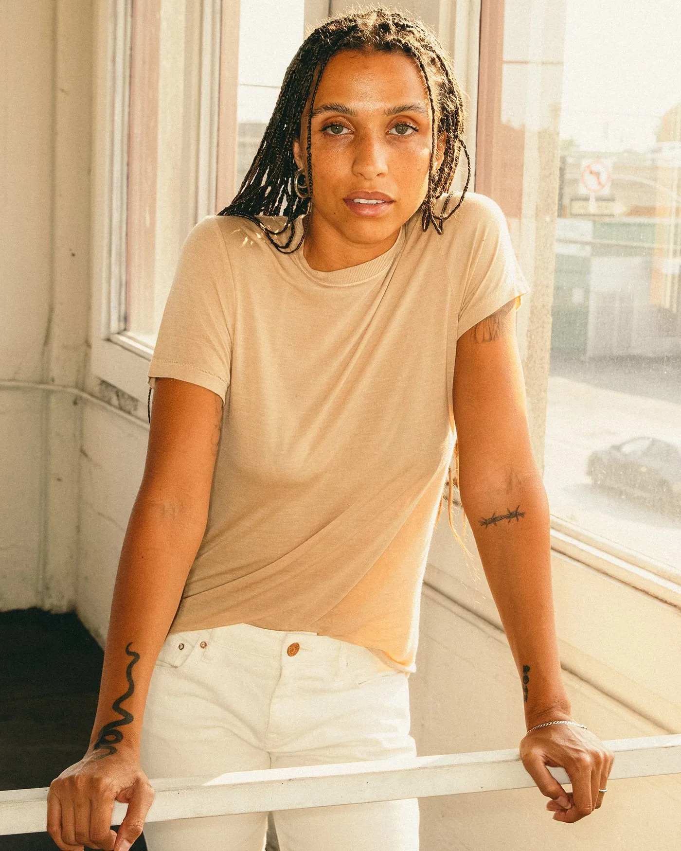 Women's Vintage Tissue Tee sold by Junk Food Clothing product image thumbnail 3