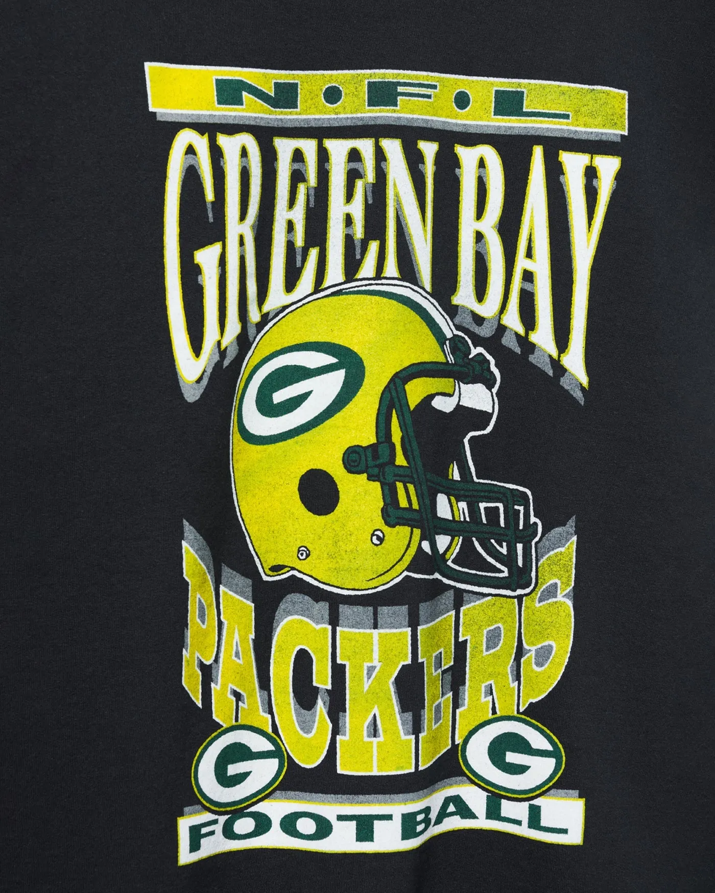 Green Bay Packers Helmet Flea Market Crew sold by Junk Food Clothing product image thumbnail 3