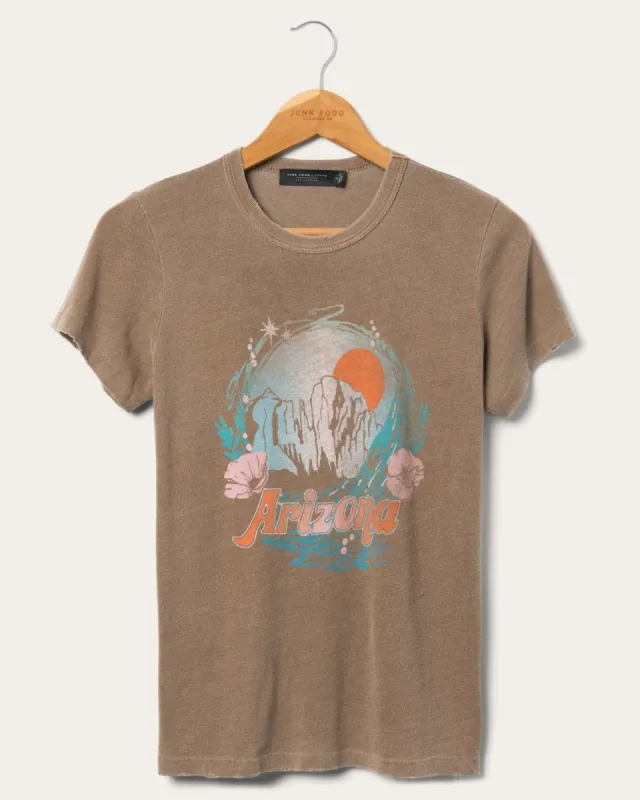 Women's Arizona Flowers Original Tee sold by Junk Food Clothing