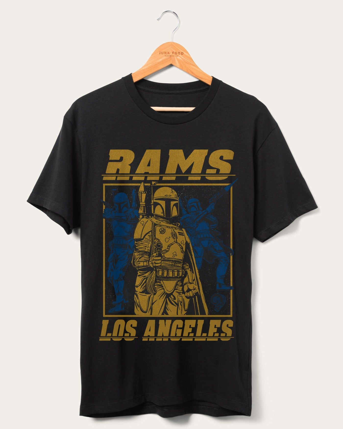 Rams Star Wars™ Boba Fett Showdown Tee sold by Junk Food Clothing