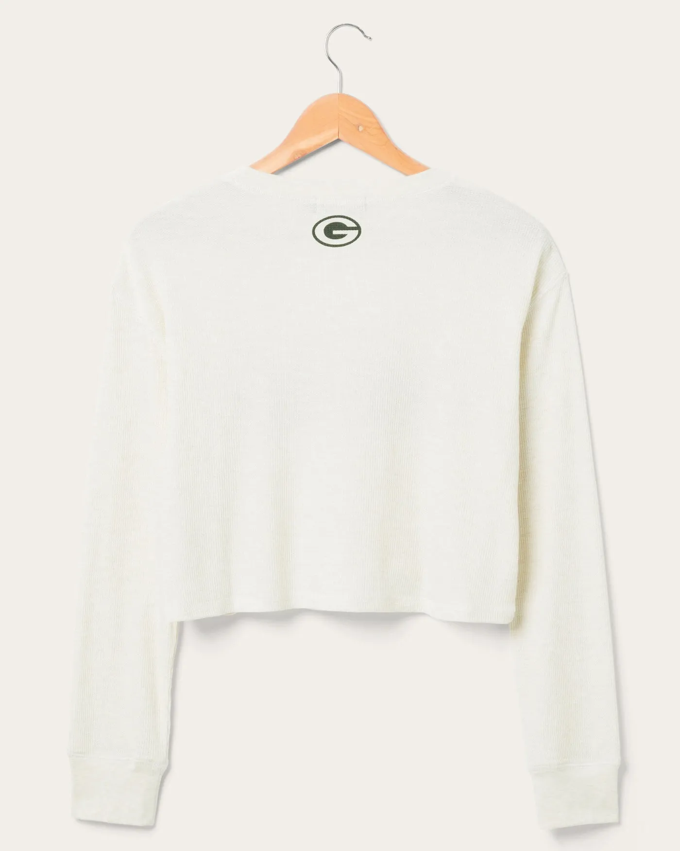 Women's Green Bay Packers Sunday Crop Thermal sold by Junk Food Clothing product image thumbnail 2