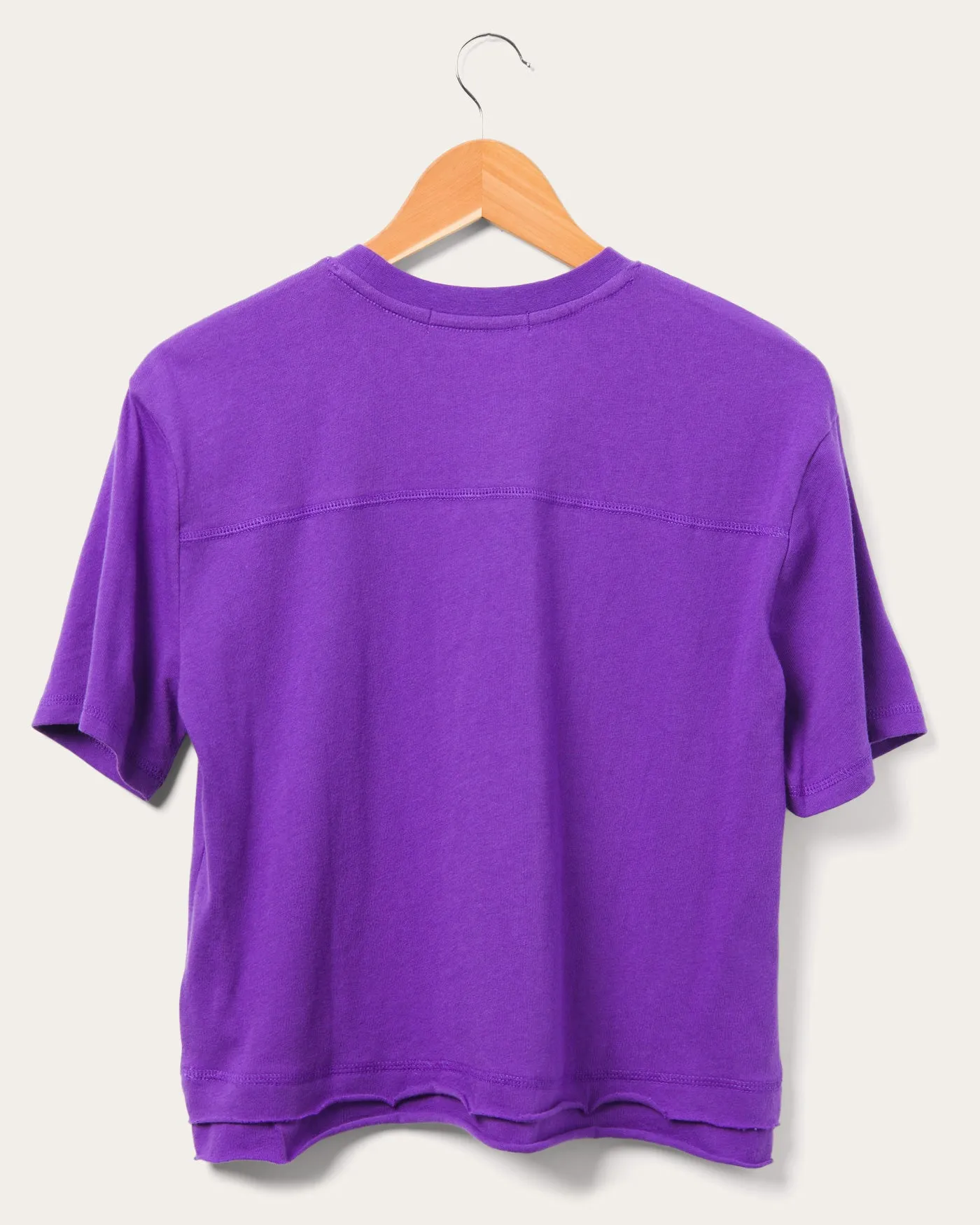 Women's Lakers Courtside Cropped Tee sold by Junk Food Clothing product image thumbnail 2