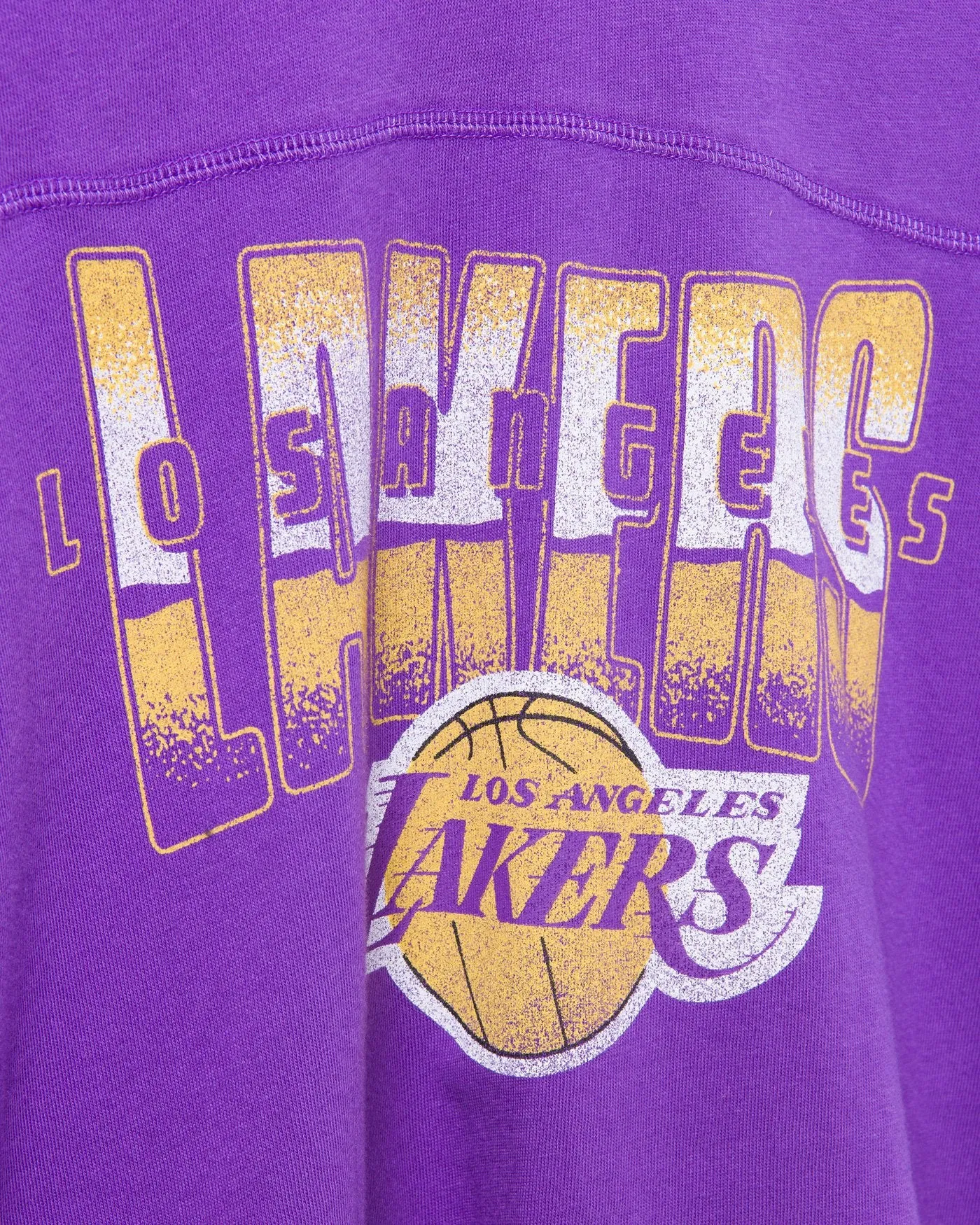 Women's Lakers Courtside Cropped Tee sold by Junk Food Clothing product image thumbnail 3
