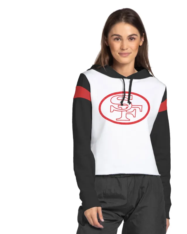 Women's 49ers Cropped Hoodie sold by Junk Food Clothing