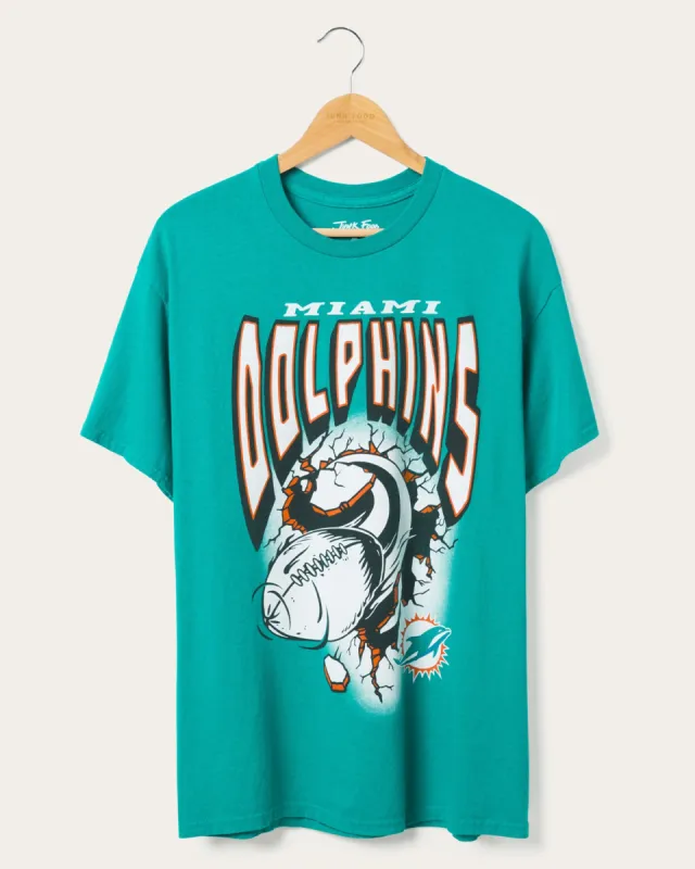 Miami Dolphins Breakthrough Flea Market Tee sold by Junk Food Clothing