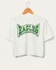 Women's Philadelphia Eagles Mock Neck Crop Tee sold by Junk Food Clothing