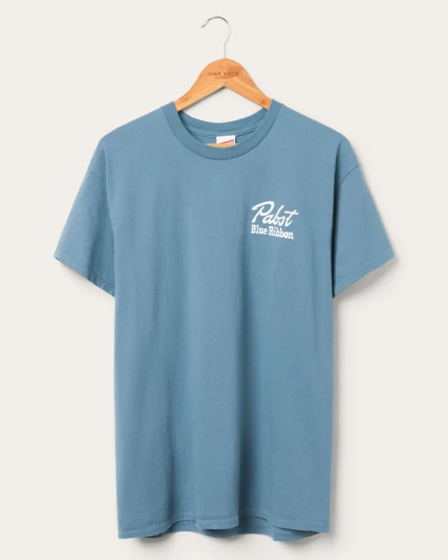 Pabst Blue Ribbon Good Old Time Flavor Flea Market Tee sold by Junk Food Clothing