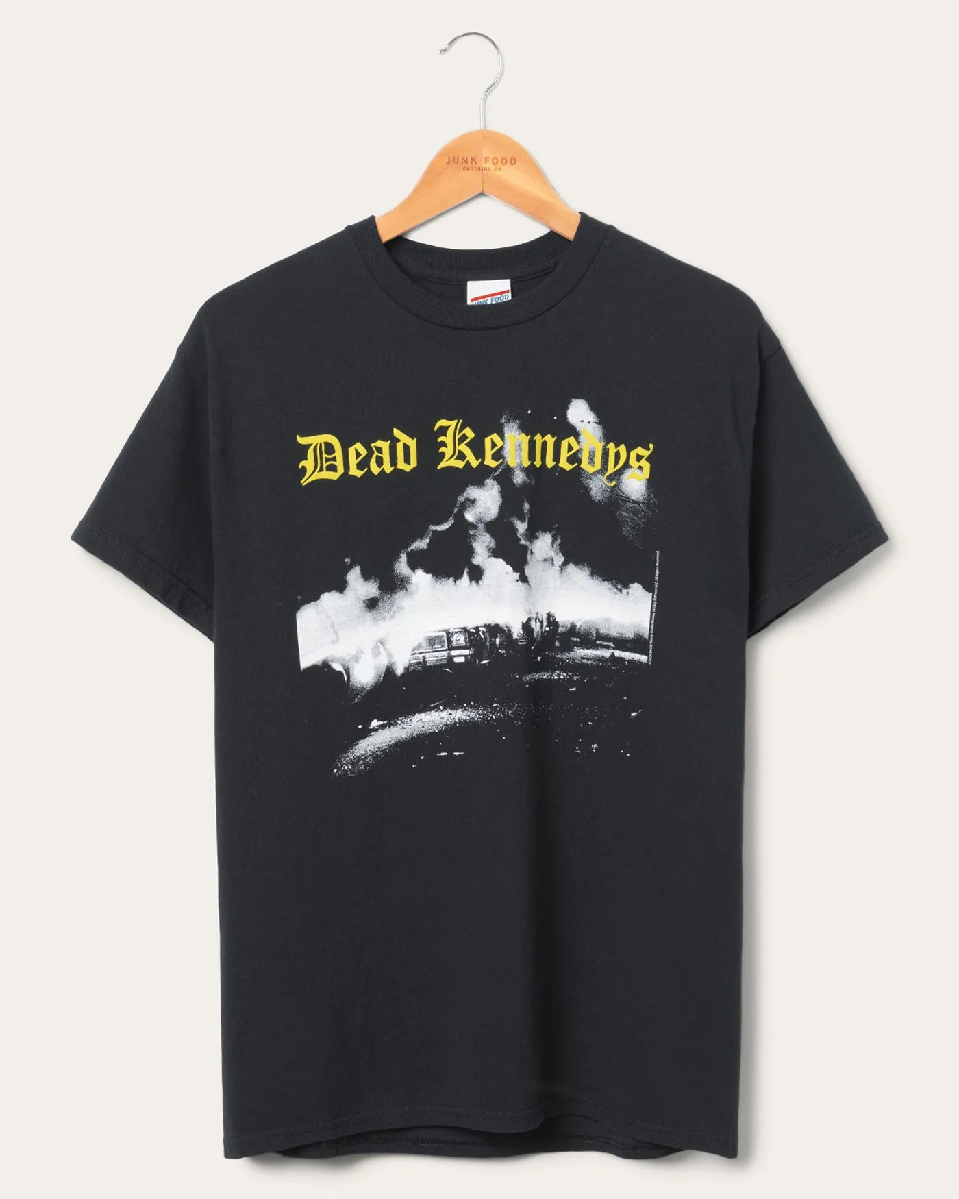 Dead Kennedys On Fire Flea Market Tee sold by Junk Food Clothing