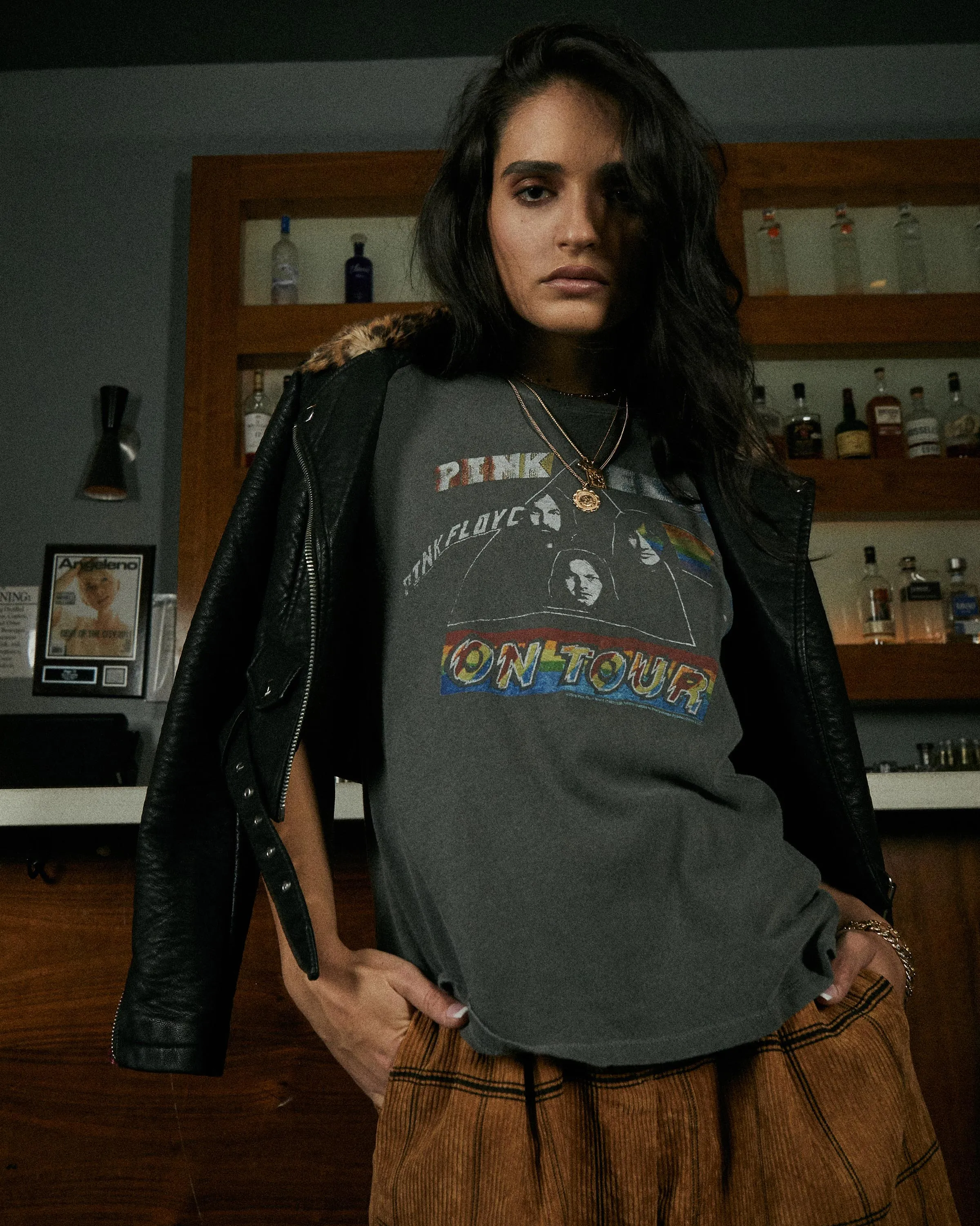 Women's Pink Floyd On Tour Vintage Tee sold by Junk Food Clothing product image thumbnail 3