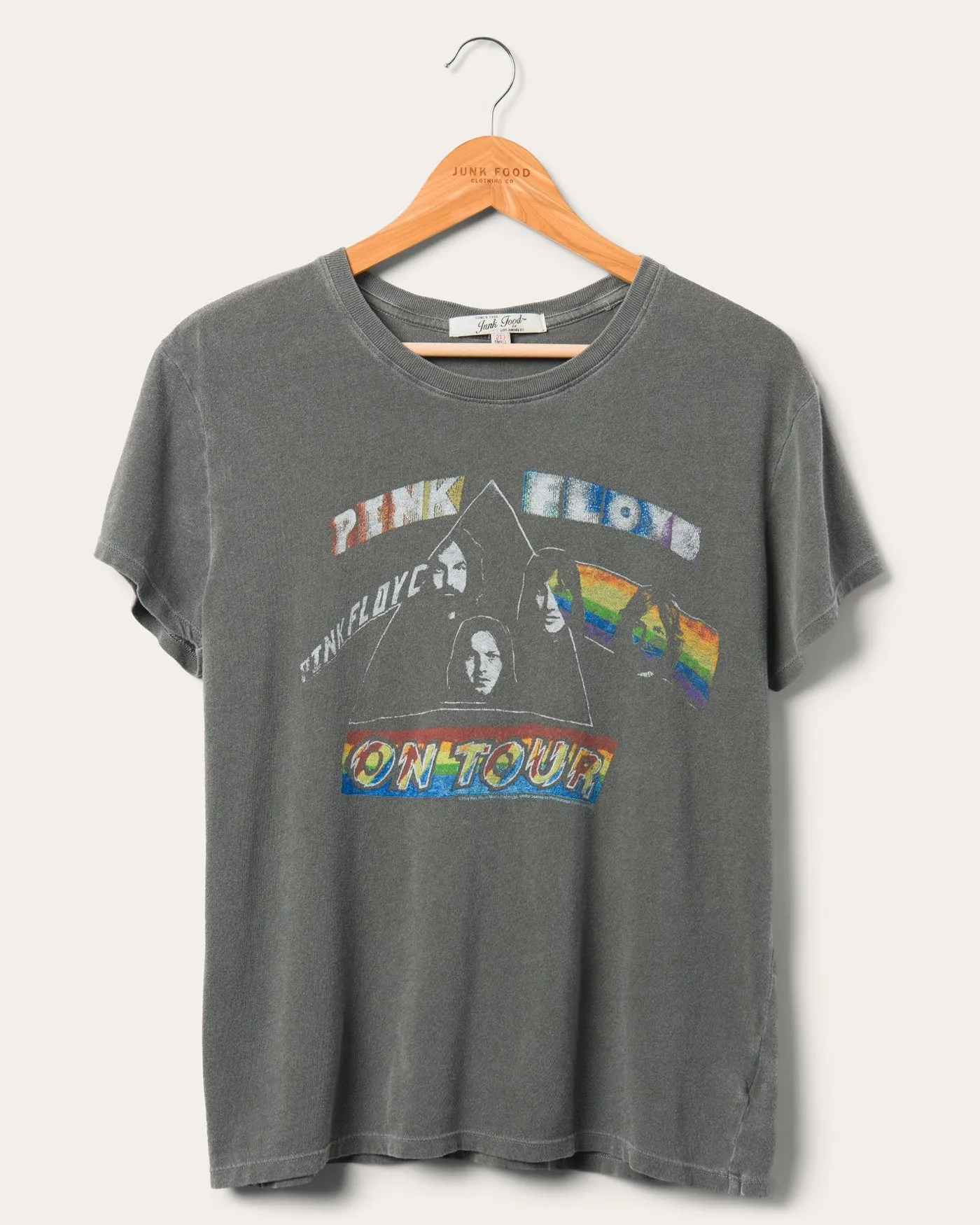 Women's Pink Floyd On Tour Vintage Tee sold by Junk Food Clothing