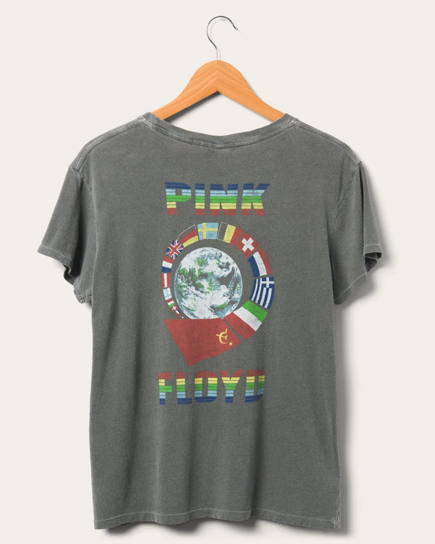 Women's Pink Floyd On Tour Vintage Tee sold by Junk Food Clothing product image thumbnail 2