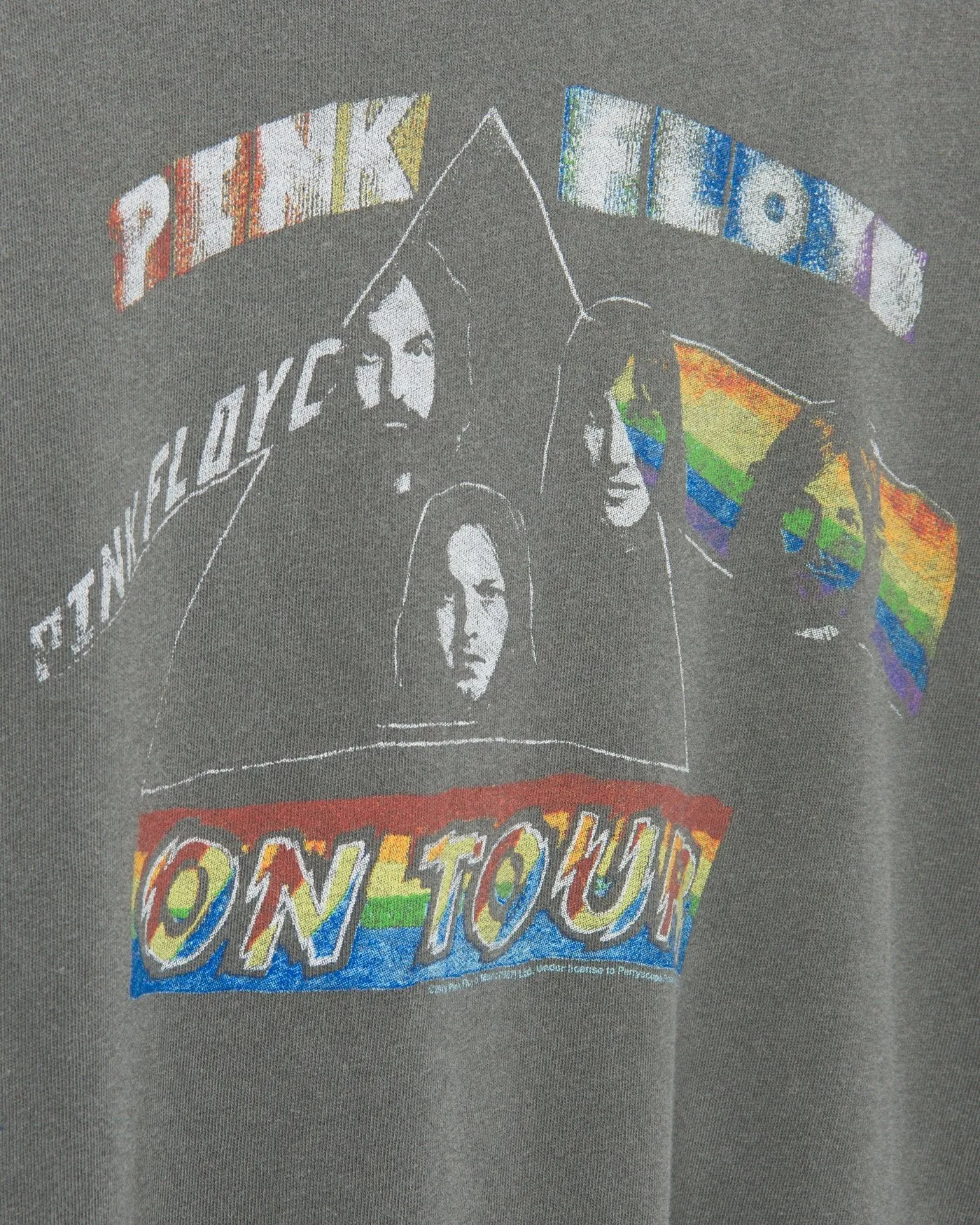 Women's Pink Floyd On Tour Vintage Tee sold by Junk Food Clothing product image thumbnail 4
