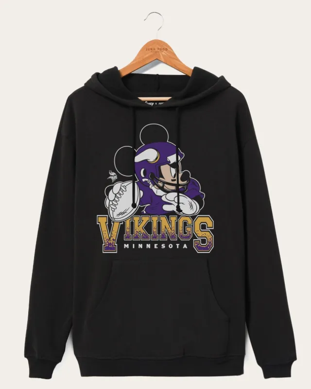 Vikings Mickey QB Hoodie sold by Junk Food Clothing