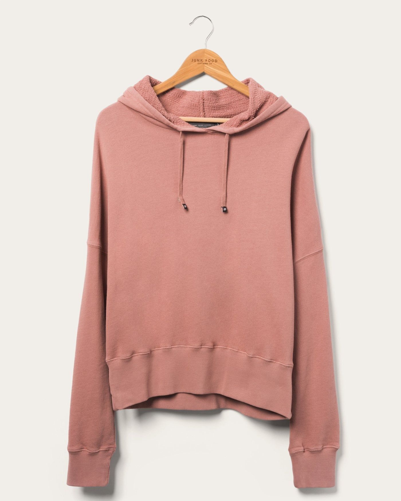 Women's French Terry Crop Hoodie sold by Junk Food Clothing