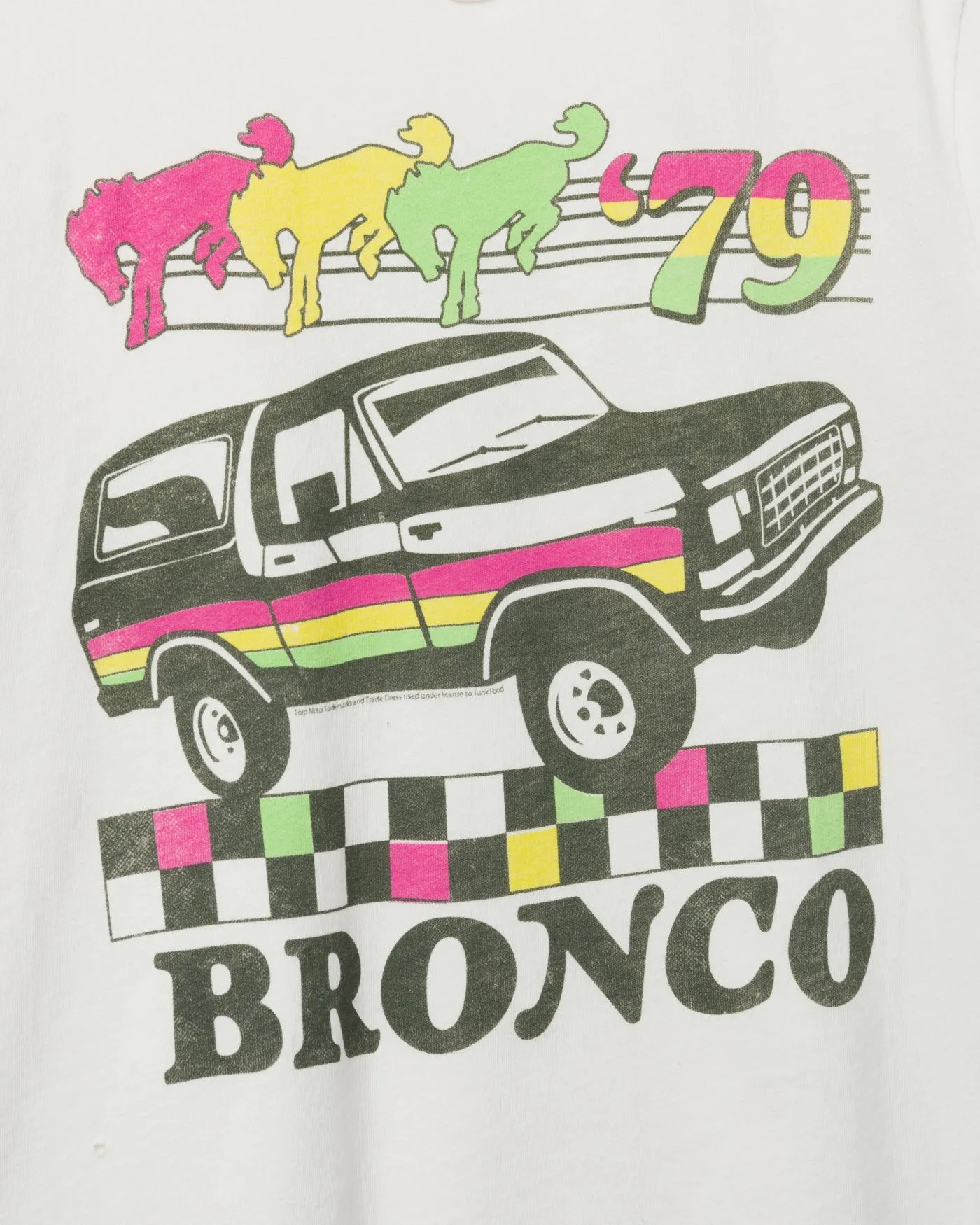 Women's Ford Bronco '79 Vintage Destroy Tee sold by Junk Food Clothing product image thumbnail 5